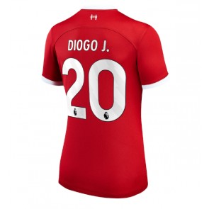 Liverpool Diogo Jota #20 Domaci Dres za Ženska 2023-24 Kratak Rukavima